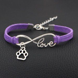 Love Paw Bracelet, Purple band